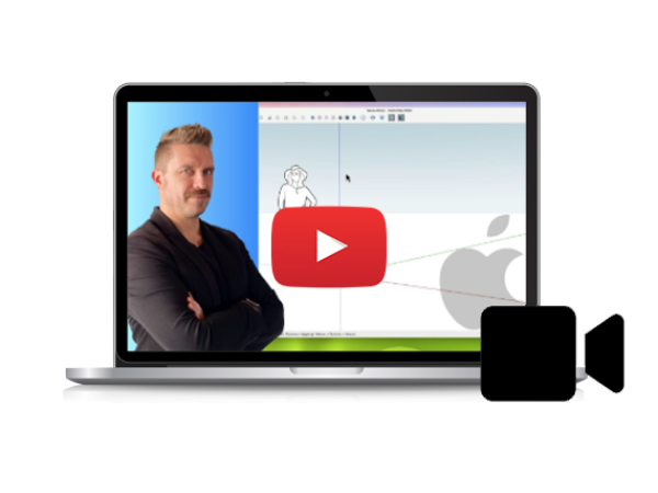 VIDEO-CORSO SketchUp corso base per Mac (3 ore)